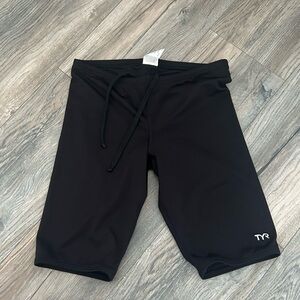 TYR black cycling bike shorts size small 29-32